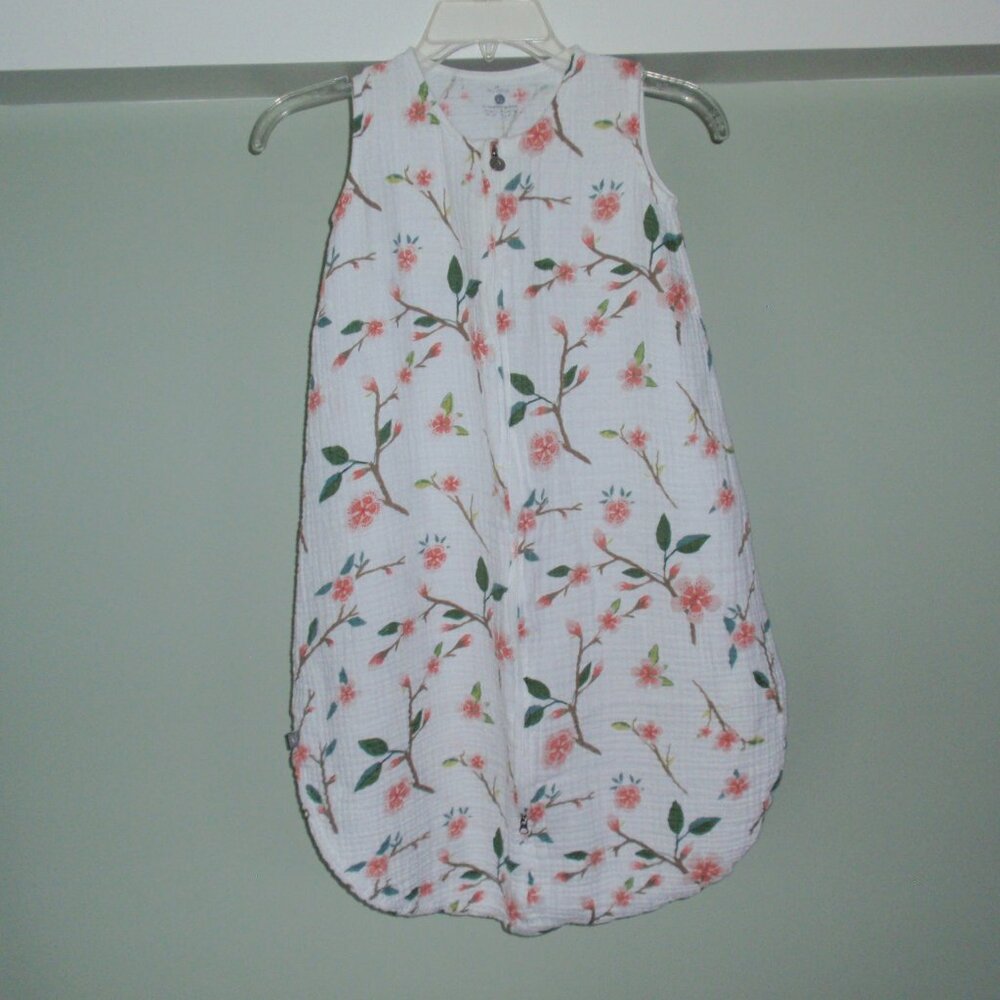 Red Rover XL Cherry Branches Muslin 18-24m Sleep Bag Sleep Sack Sleeveless